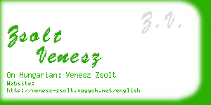 zsolt venesz business card